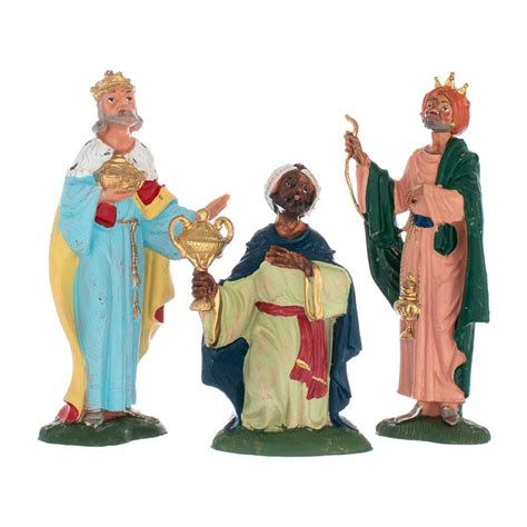 Statuine dei Re Magi del Presepe Fontanini 10 cm.