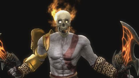 Mortal Kombat 9 - Kratos Performs All Klassic Fatalities - YouTube