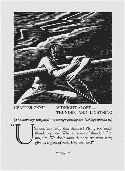 Moby Dick or, The Whale. Illustrated by Rockwell Kent. - Book Graphics
