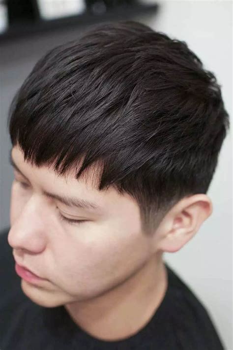 Corte De Cabelo Coreano Curto - Estilo De Cabelo Curto Masculino Coreano Tendência Corte De Cabelo