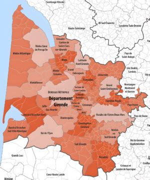 carte routiere de la gironde