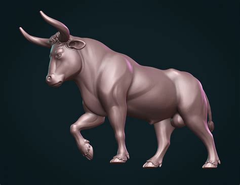 ArtStation - Bull Sculpture | Resources
