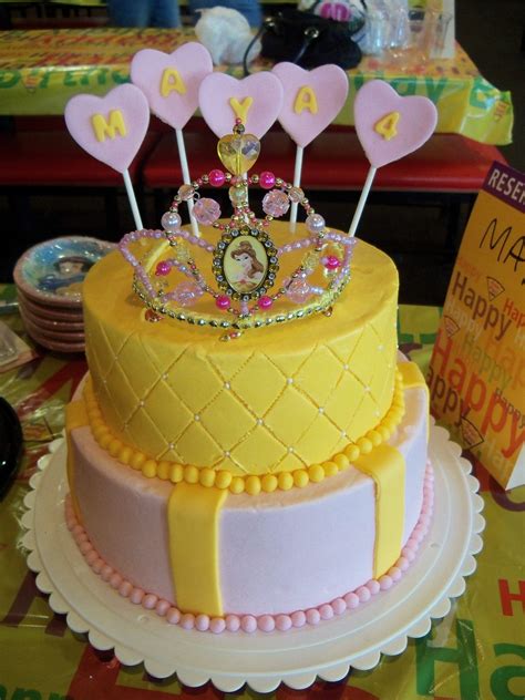 belle themed birthday cake cakecentralcom