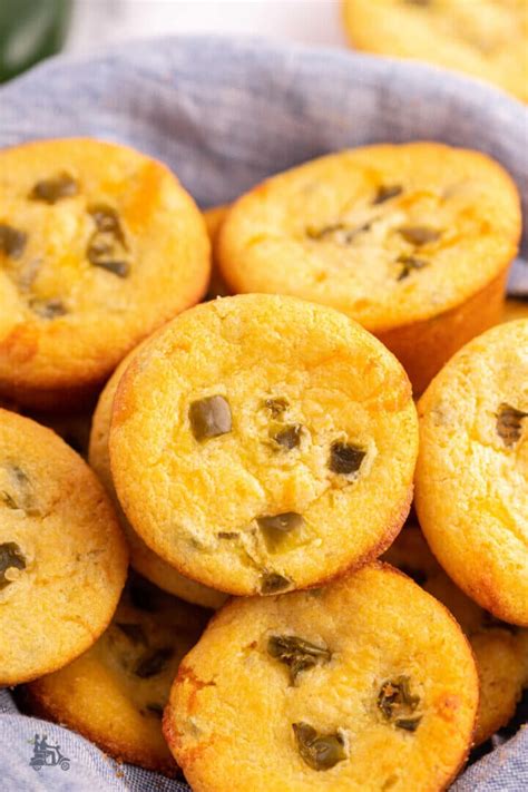 Cheesy Jalapeno Jiffy Cornbread Muffins
