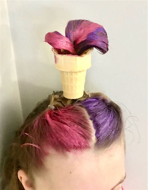 Ice Cream Cone Hairstyle