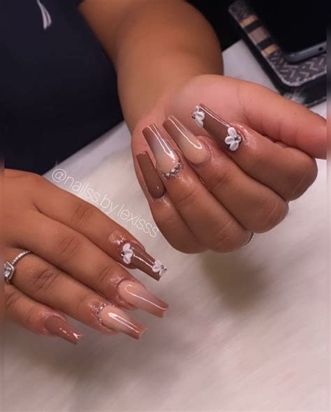 40+ Elegant And Stylish Ideas For Brown Ombre Nails