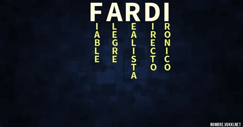 Qué significa fardi
