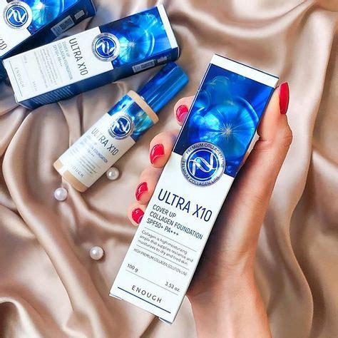 Ультраувлажняющий тональный крем Enough Ultra X10 Cover Up Collagen ...
