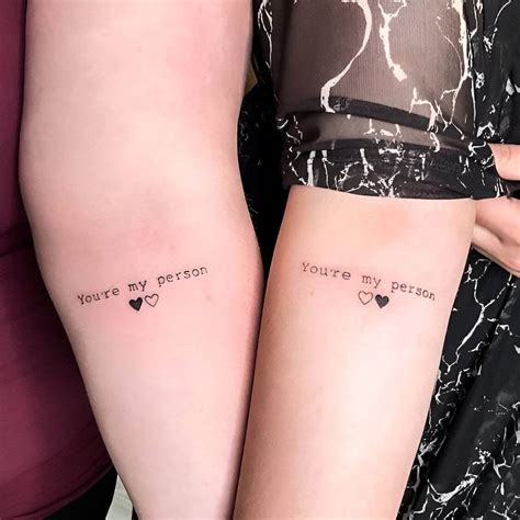 30 Simple Yet Meaningful Matching Tattoos