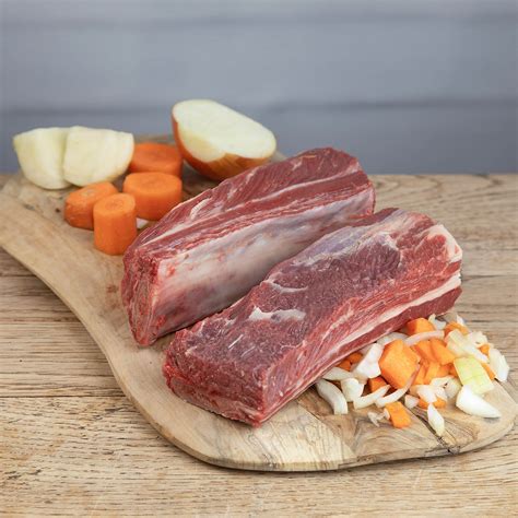 Buy 2 Beef Short Ribs (600g) - 2 piece Online - McCaskie Butchers