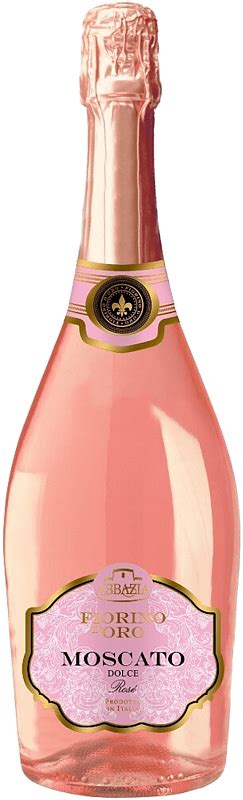 Игристое вино розовое сладкое Fiorino d'Oro Moscato Rose Asti DOCG ...