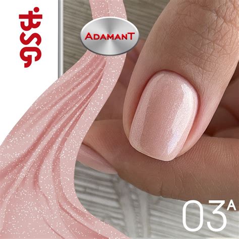 BSG Цветной Жёсткий Гель-Лак Adamant №03А - Камуфляж С Блёстками (8 Мл ...