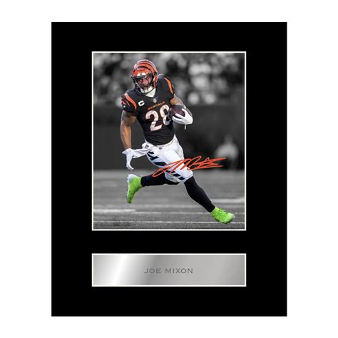 Amazon.com: Joe Mixon Pre Printed Signature Signed Mounted Photo