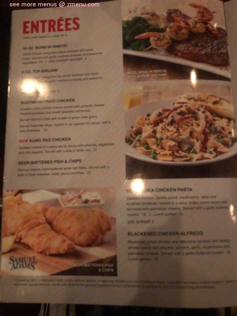 menu  champps pub bar lansing