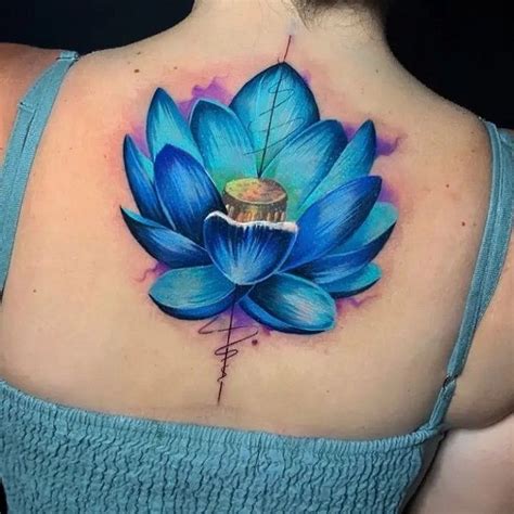 Lotus tattoo design, Blue lotus tattoo, Flower tattoo designs