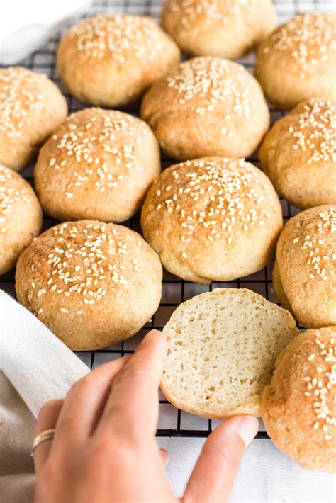 HOMEMADE HAMBURGER BUNS - Dish by Dish