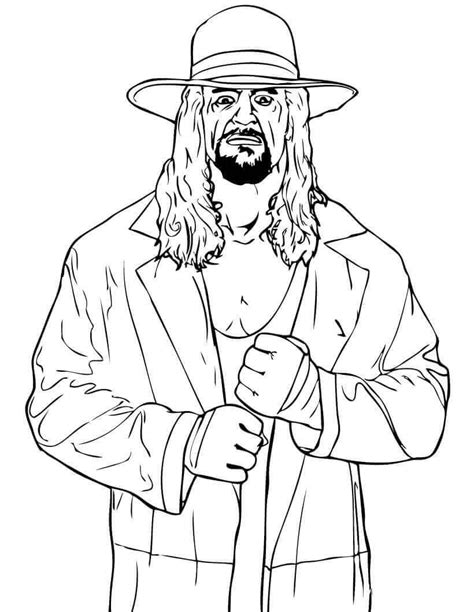 Free Printable World Wrestling Entertainment Or WWE Coloring Pages