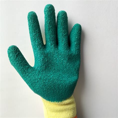 Latex Crinkle Coated Labor Protective En388 Construction Industrial