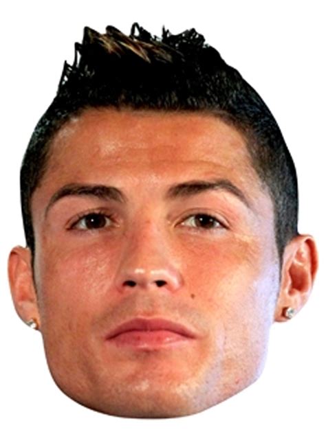 RONALDO Football SINGLE MASK - Novelties (Parties) Direct Ltd