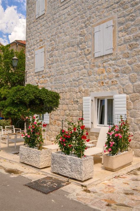 typical house  montenegro stock photo image  mediterranean