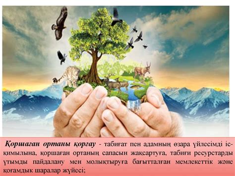 ҚР табиғатты қорғау заңдарының орындалуы және табиғатты қорғау ...