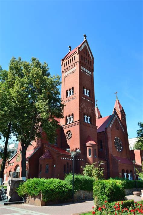 Red Kostel stock photo. Image of celebration, cathedral - 21123398