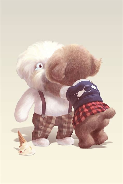 "Poodle Kisses" by zkozkohi | Redbubble