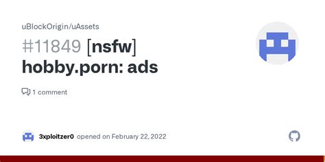 [nsfw] hobby.porn: ads · Issue #11849 · uBlockOrigin/uAssets · GitHub