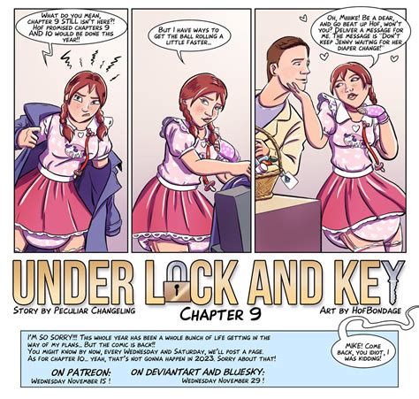 ANNOUNCING: Under Lock and Key, chapter 9 (By hofbondage) : r/diaperhentai