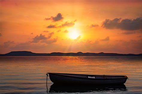 Лодка Изглед Залез - Безплатни фотографии на Pixabay