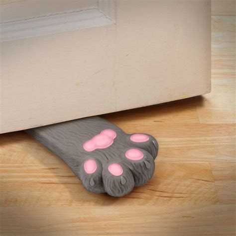 cat paw doorstop cat paws crazy cats cat lover gifts