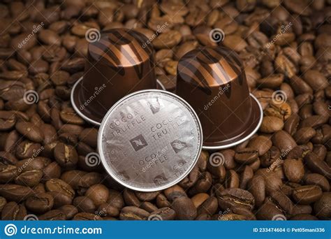 Novosibirsk, Russia, March 20, 2021 - Three Nespresso Coffee Capsules ...