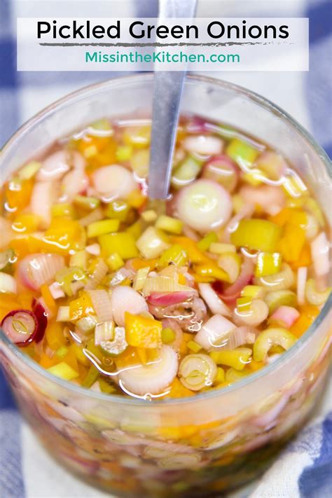 Pickled green onions – Artofit