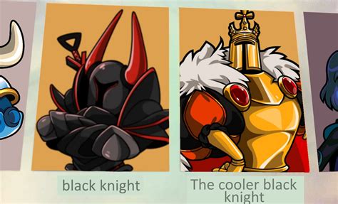 The Cooler Black Knight : r/ShovelKnight