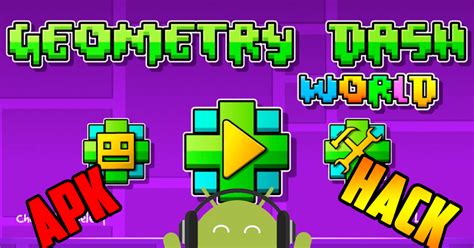 hack geometry dash world  apk mod todos los iconos desbloqueados