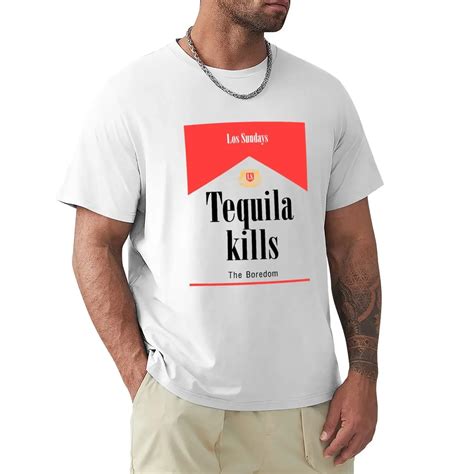 Camiseta-con-estampado-de-Tequila-mata-a-ni-os-camisetas-vintage-de