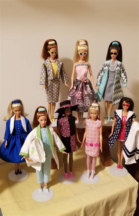 Still staying home and still have naked Barbies to make clothes for