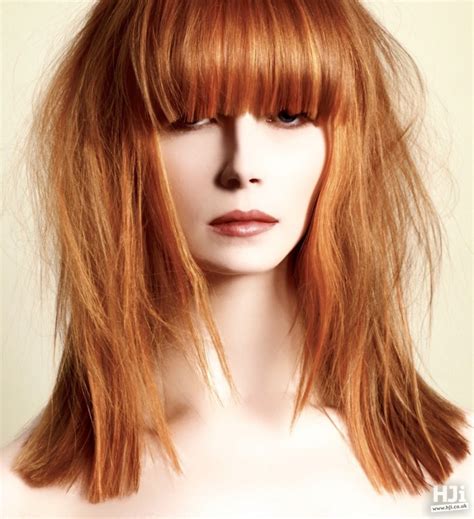 Shaped Brunette Bob with Fringe