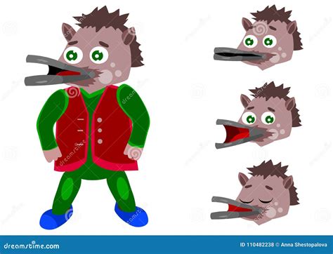 Character Animation Platypus, Vector Illustration Stock Vector ...