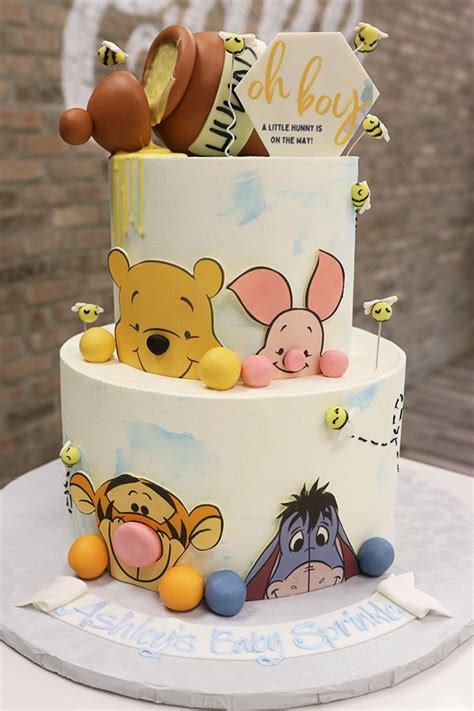 Winnie The Pooh Baby Shower Cake