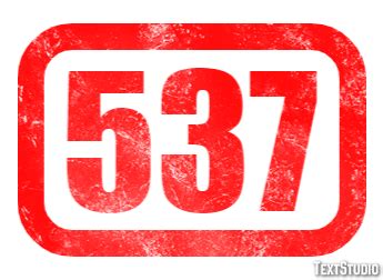 537 Text Effect and Logo Design Number