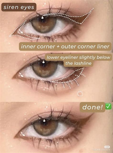 siren eyes makeup tutorial, siren eyes eyeliner | Makeup for downturned ...