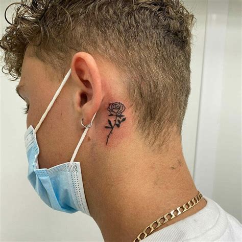 ear tattoo male ideas youll