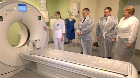 Высокоточный аппарат компьютерной томографии установили в Мозырском ...