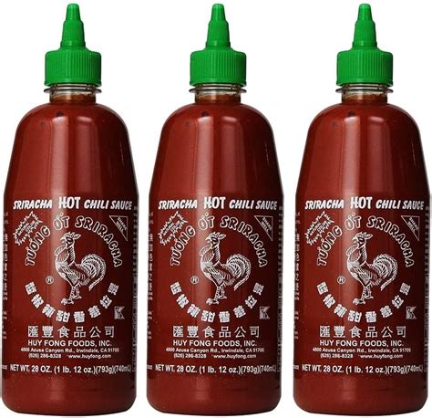 amazoncom  original huy fong sriracha hot chili sauce  oz