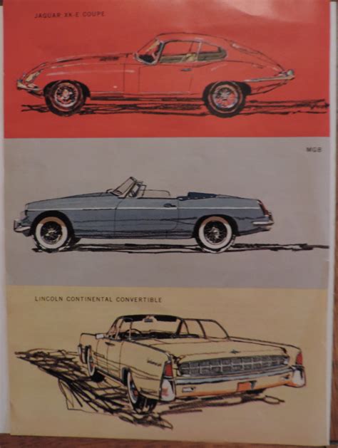 1964 Playboy Page - the Playboy Cars - Jaguar XK-E / MGB / Lincoln