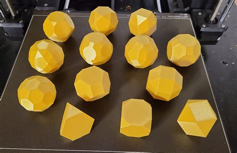 3D Printed Archimedean Solids - Etsy