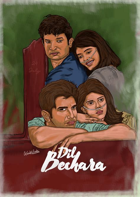 Dil Bechara Poster Art :: Behance