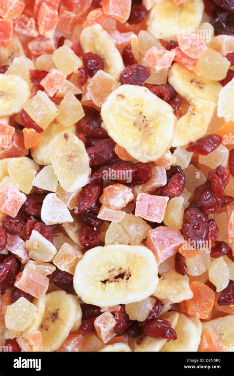 variety  dried fruit full frame stock photo alamy