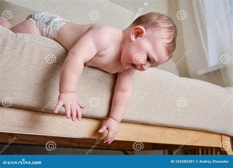 infant baby falls   sofa   home living room toddler kid